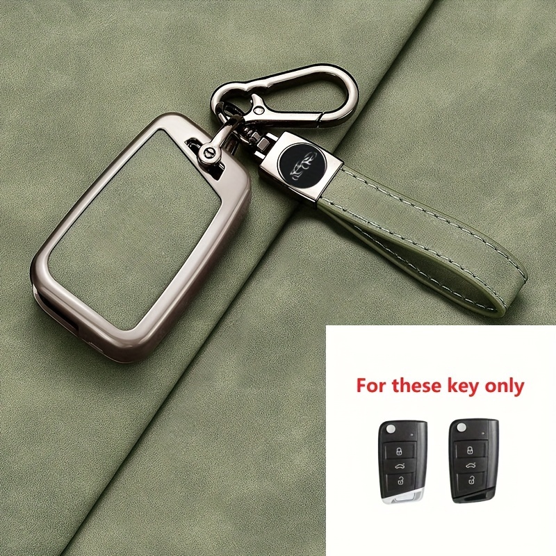 Image of Car Key Cover Case Full Cover Fob For Vw For Golf 7 Mk7 Tiguan Mk2 For Seat Leon Fr 2 Ibiza For Octavia Key Case Accessories
