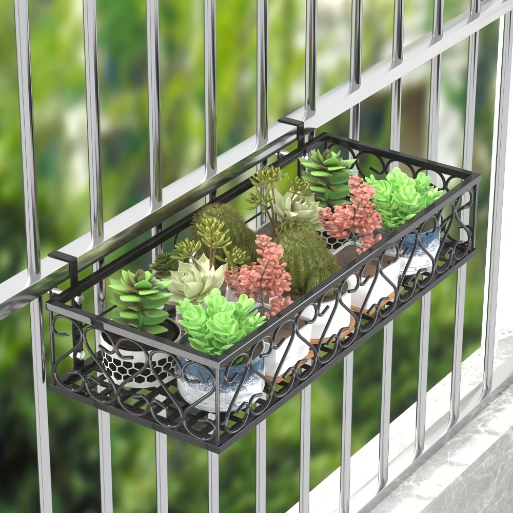 Wand-Hängeblumentopf Halbrund, Metall – Für Sukkulenten & Kleine Pflanzen, Mit Seil, Vintage Deko