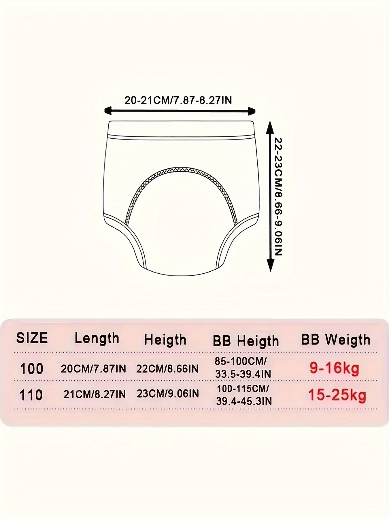 cloth diaper training underwear for boys and girls toilet training diaper pants pouch leak proof and washable childrens urine   pants details 2