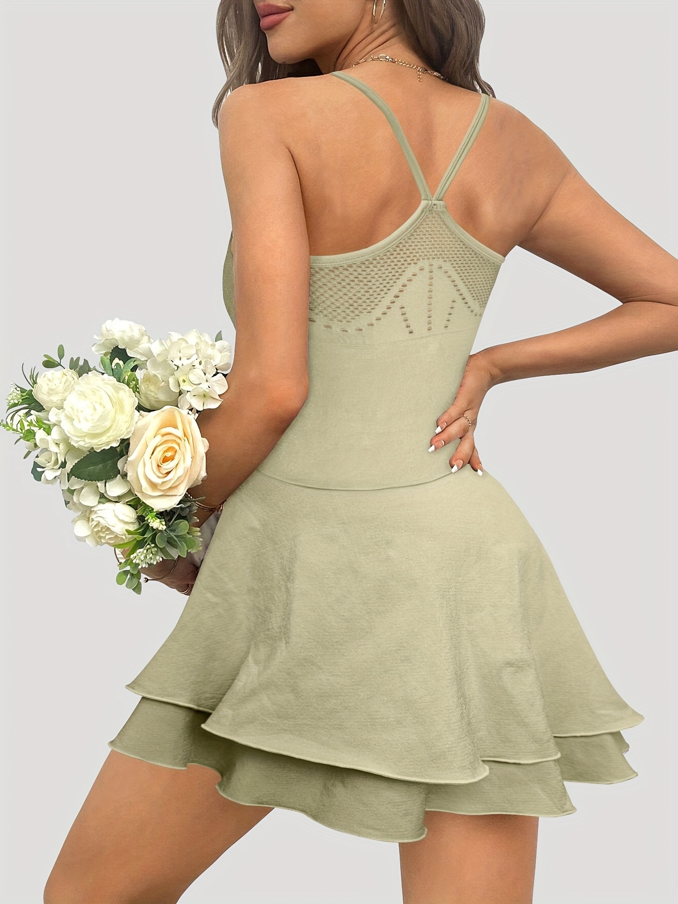 green emerald velvet dress Mint Breeze Gown | Liylah main image 1