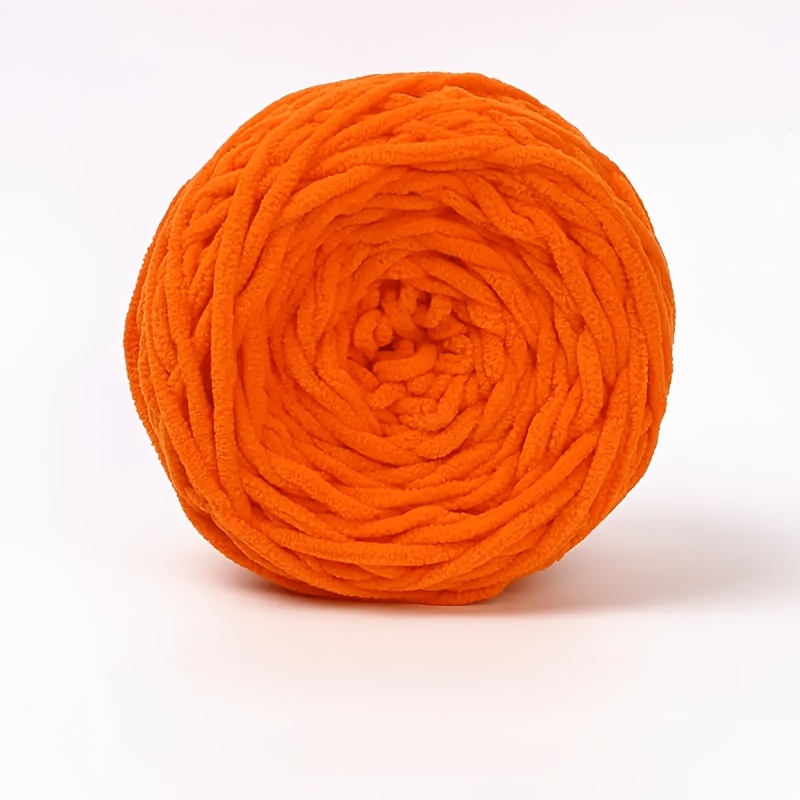 TEMU Laine épaisse et douce, laine épaisse en polyester à rayures glacées pour tricot à et crochet, écharpes DIY 2,8 oz, adaptée aux débutants