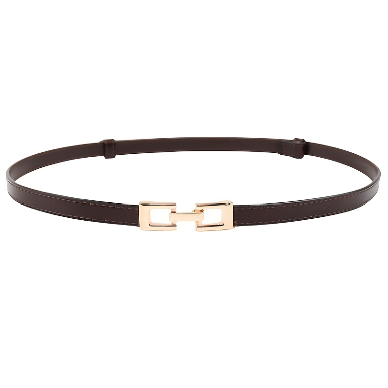 Image of 1pc Women's Belt, Fashionable And Simple Adjustable Belt, Elegant Daily Wear For Skirts And Casual Jeans, Waist-shaping Decorative Belt