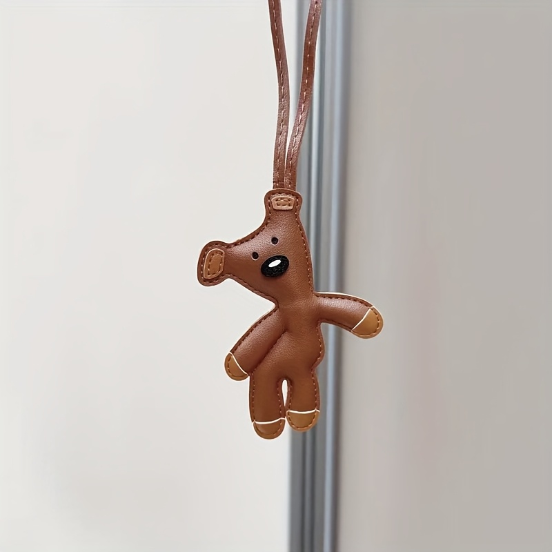 

1pc Cute Brown Bear Keychain & Bag Charm - Cartoon Design, , Car Keys, Or Use, Bear Jewelry