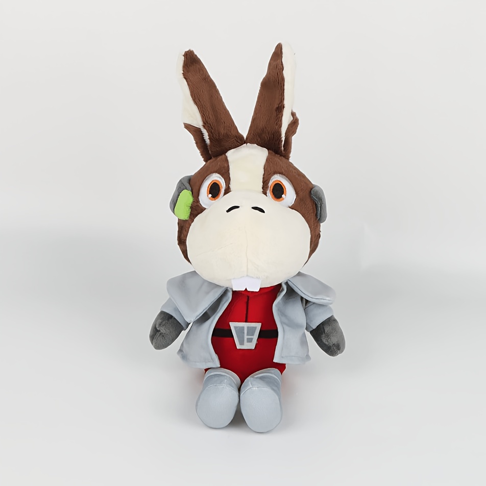 Peppy Hare Star Fox Plush Toy, Cute Space Rabbit