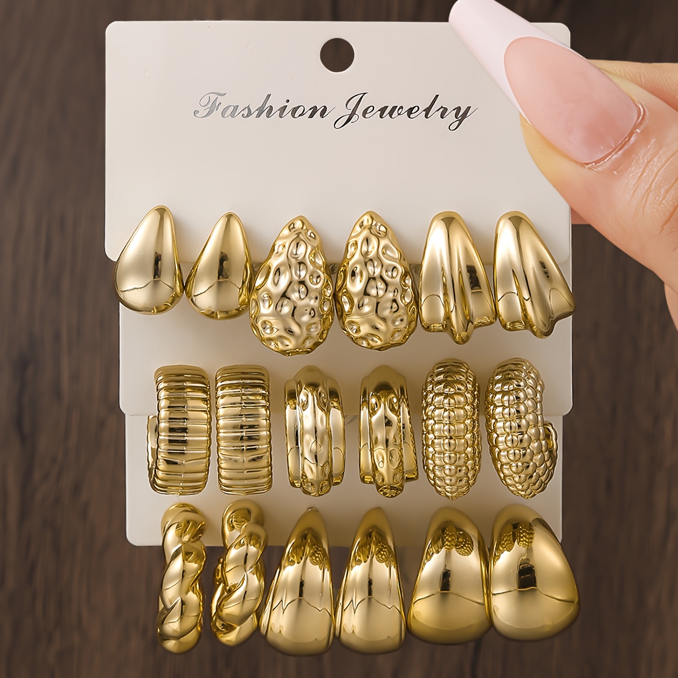 18pcs Vintage Multi-style Earring Set: Pleated, Striped, Twisted Geometric Teardrop, And Hoop Earrings For Women, Elegant Jewelry For Daily Wear, Dates, Parties, And Summer Vacations