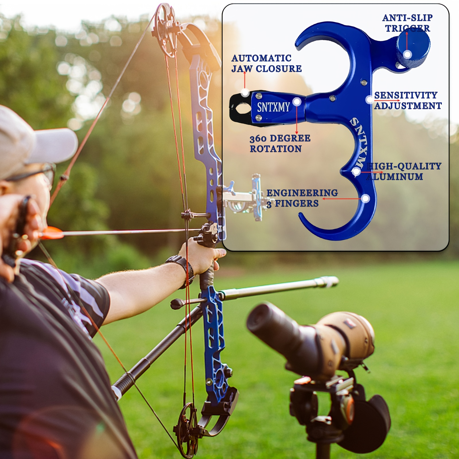 CARTER | TARGET 3 PLUS | COMPOUNDS | THUMB RELEASERS – TENRING ARCHERY