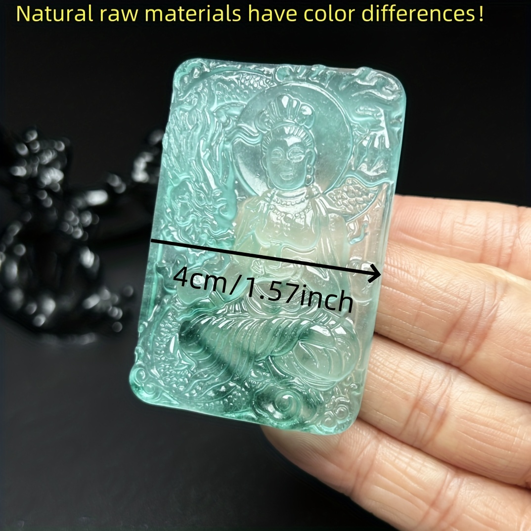 Fashion Retro Style Imperial Dragon Guanyin Pendant Necklace