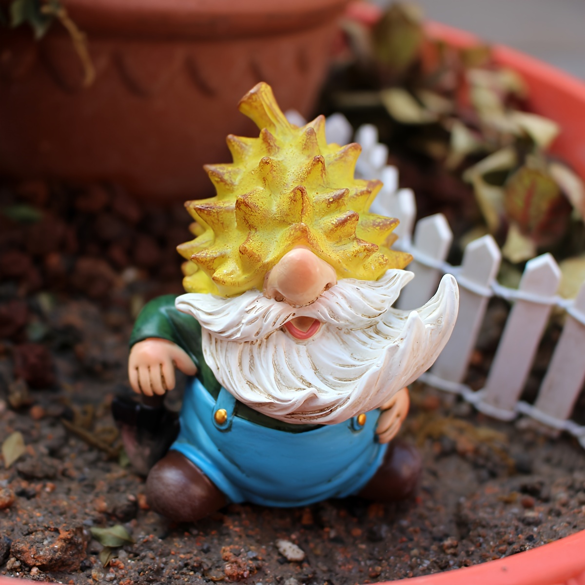 庭園用のクリエイティブなドリアンの小人オーナメント パティオバルコニーのための家の装飾と芝生彫刻 小人の像 ミニチュアフ - Temu Japan