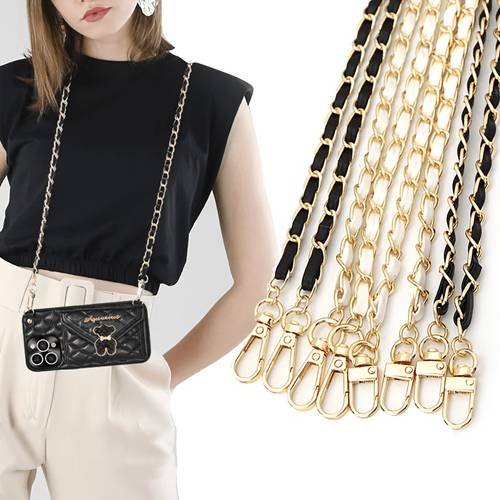 120cm long anti loss phone lanyard with single shoulder bag phone additions camera bag slanted necklace phone cover lanyard rope chain