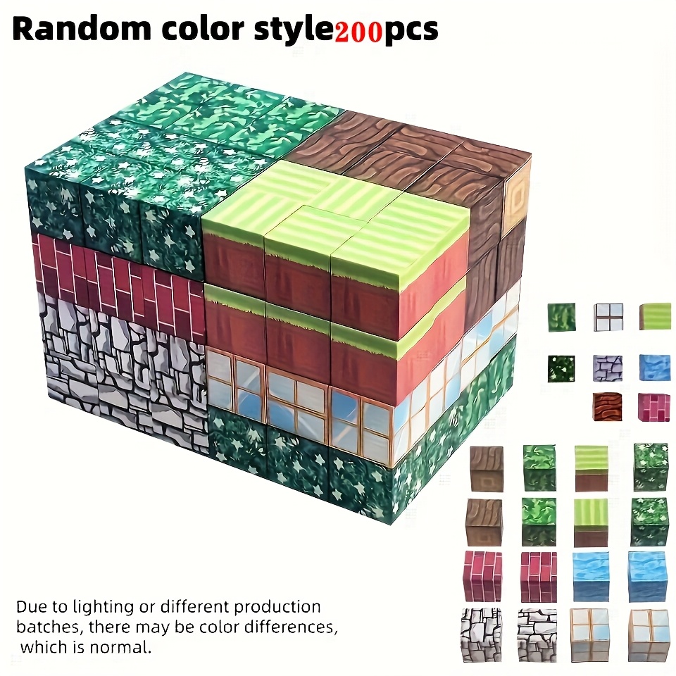 Magnetic Building Blocks Set for Future City Construction