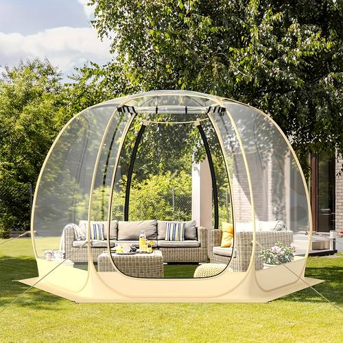allwetter-sportzelt, sofortzelt, outdoor-bubble-tent, regenzelt, camping-sonnenschutz, -up-zelt, transparent, großes, übergroßes, wetterfestes pod, für draußen, , strände, parks, gärten usw.