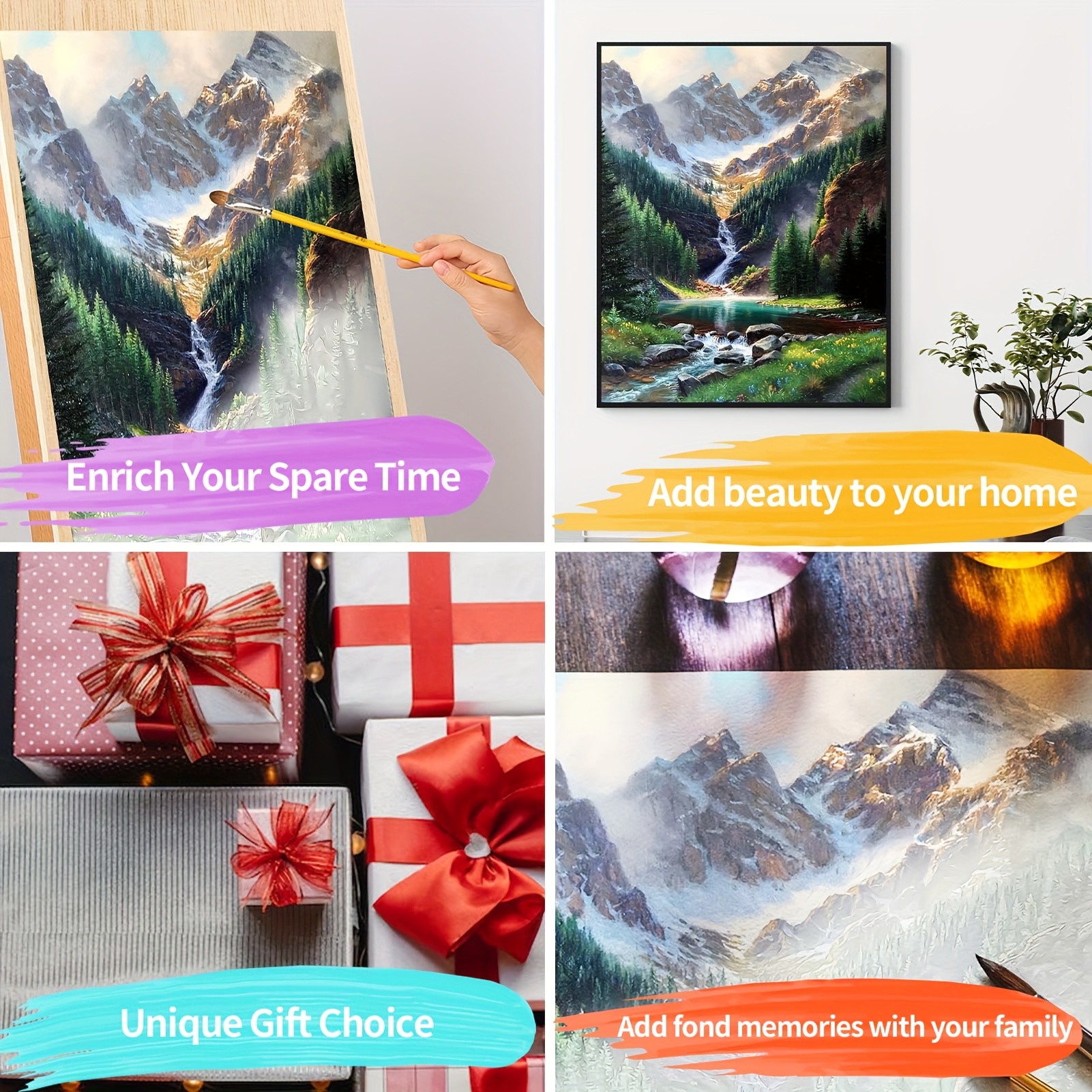 Malen Nach Zahlen Lago Maggiore - DIY Gemälde 40x50cm Für Erwachsene