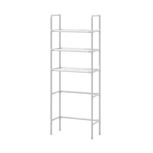 modern black white 3 tier over the toilet bathroom storage floor standing large storage rack space saving design durable structure easy to assemble ideal for small bathrooms