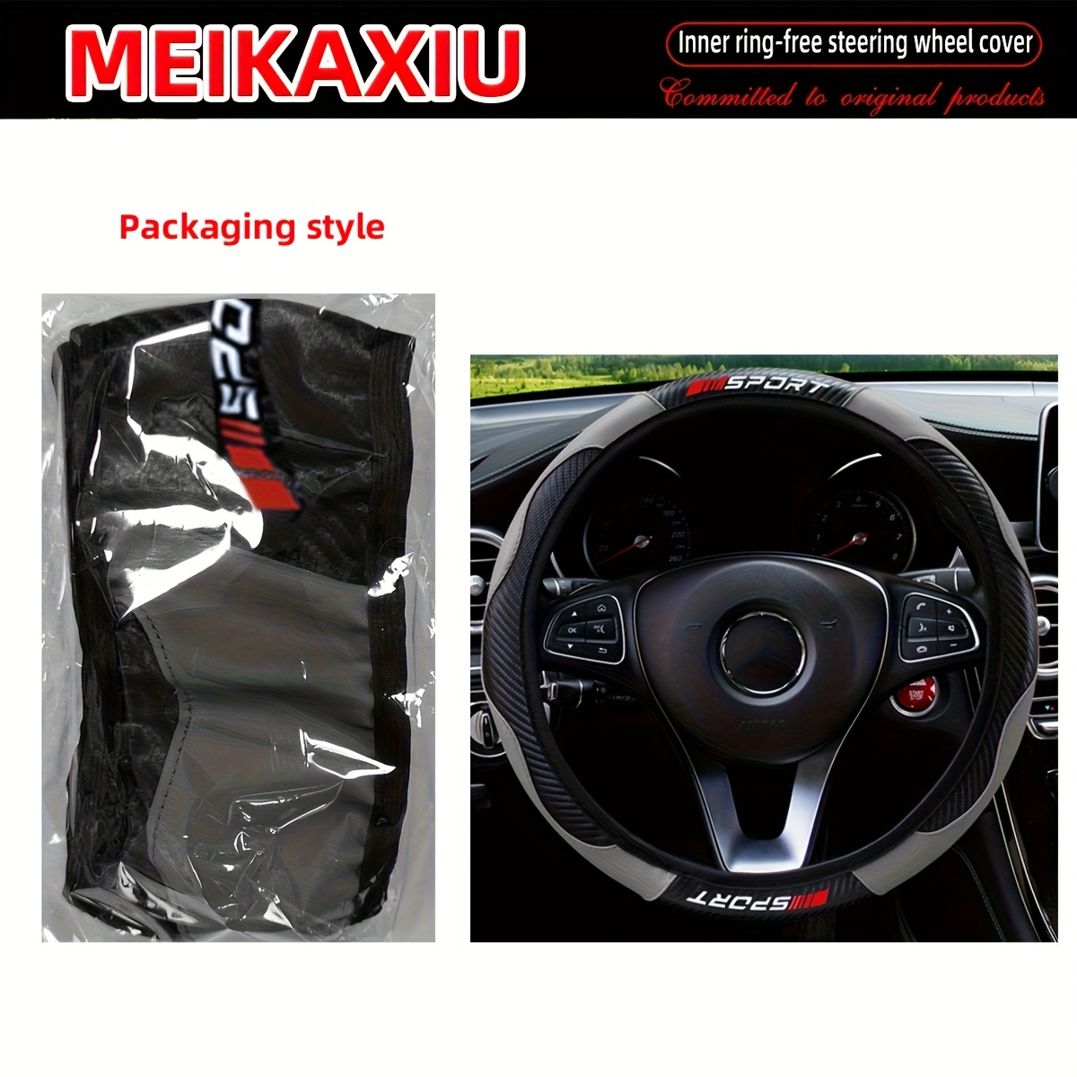Elastic Car Steering Wheel Cover