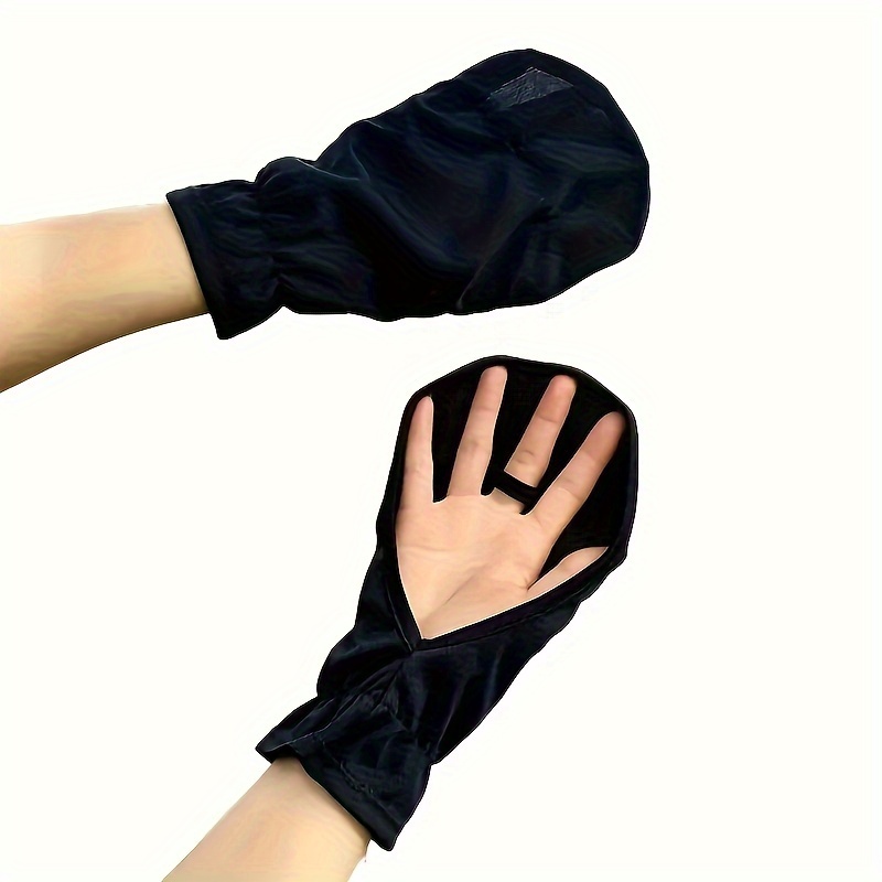 TEMU Guantes cortos de fibra de hielo con punta y para mujer, guantes para conducir, exteriores, equitación, guantes