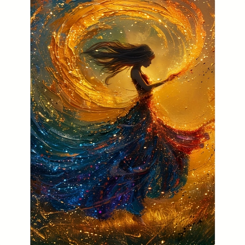 Kit De Peinture Diamant 5D DIY - Dame Élégante En Longue Robe