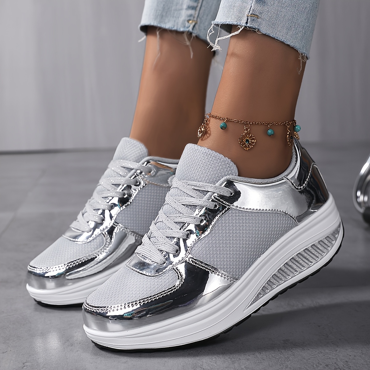 TEMU Women's Casual Platform Tennis Shoes, New Style Women's Casual Shoes, Student Women's Casual Shoes, Women's Casual Tennis Shoes: Platform Sole,