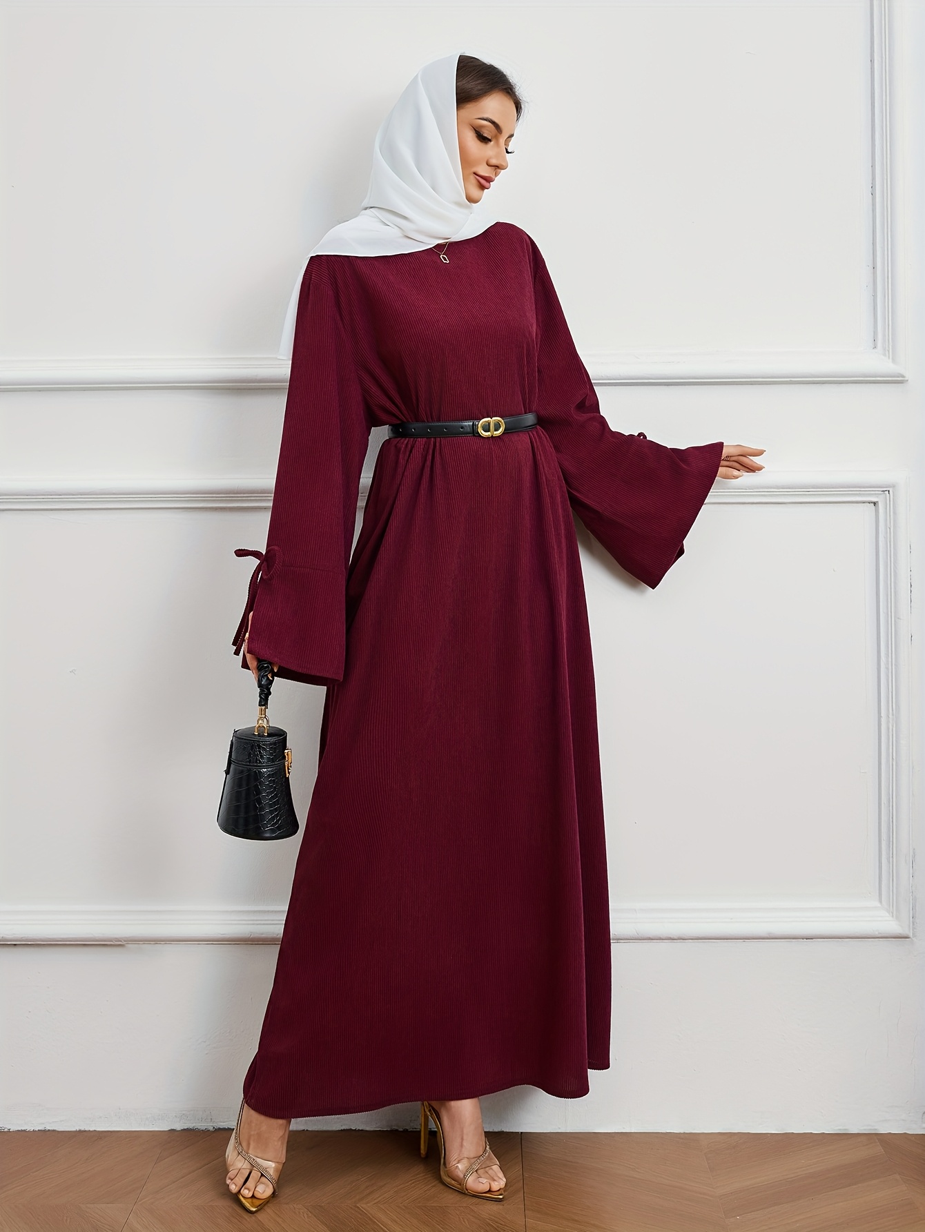 navy blue dress for baby girl 380 WINTER Muslimah outfits ideas main image 0