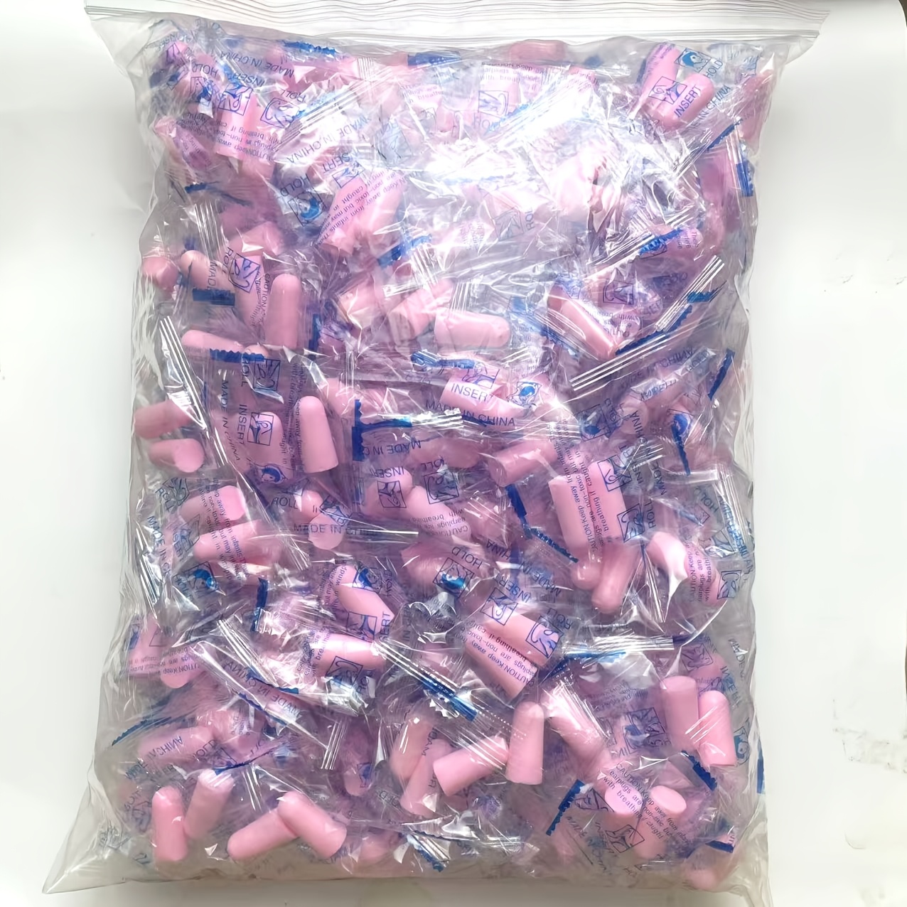 TEMU 200 Pairs Of Individually Packed New Earplugs, Portable Sleep Earplugs, Slow-rebound Earplugs, Travel Earplugs, Air Travel Earplugs, Essential