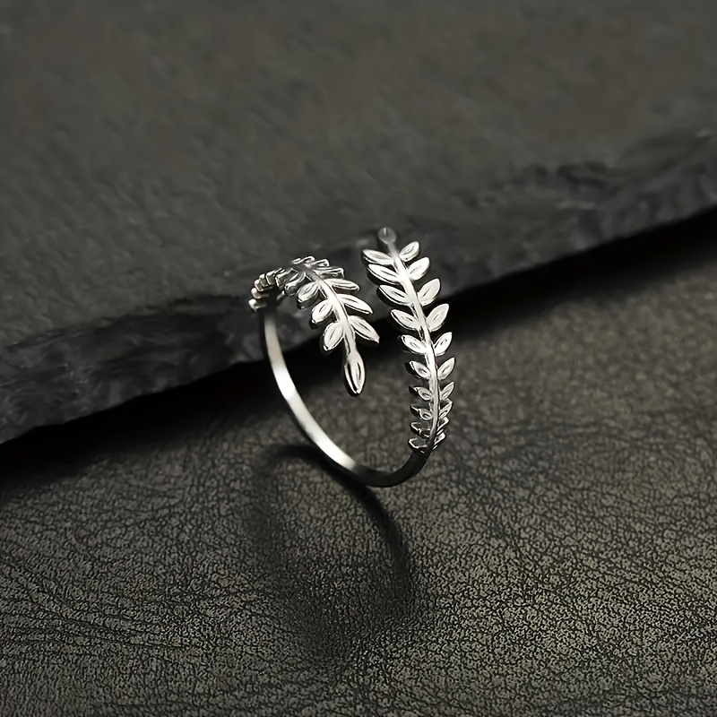 Adjustable Geometric Rings Stainless Steel Set Open Ring Hollow Pattern