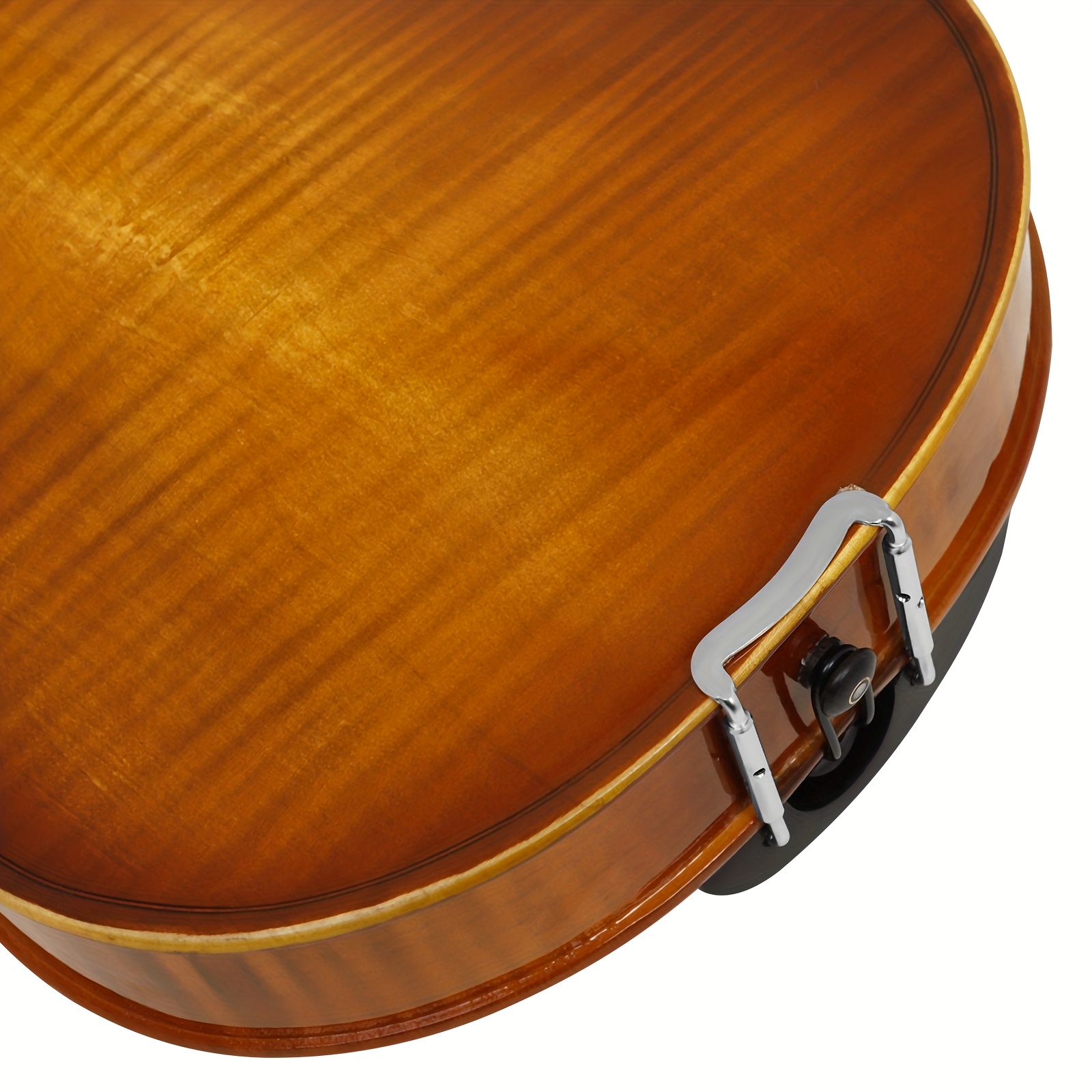 Astonvilla A-Station Vliza VA-20 Violín de madera de abedul sólido de 16 pulgadas, acabado de tigre, ajustes de ébano completo y cuerdas antideslizantes estables - Estética elegante y natural con gradiente para violinistas