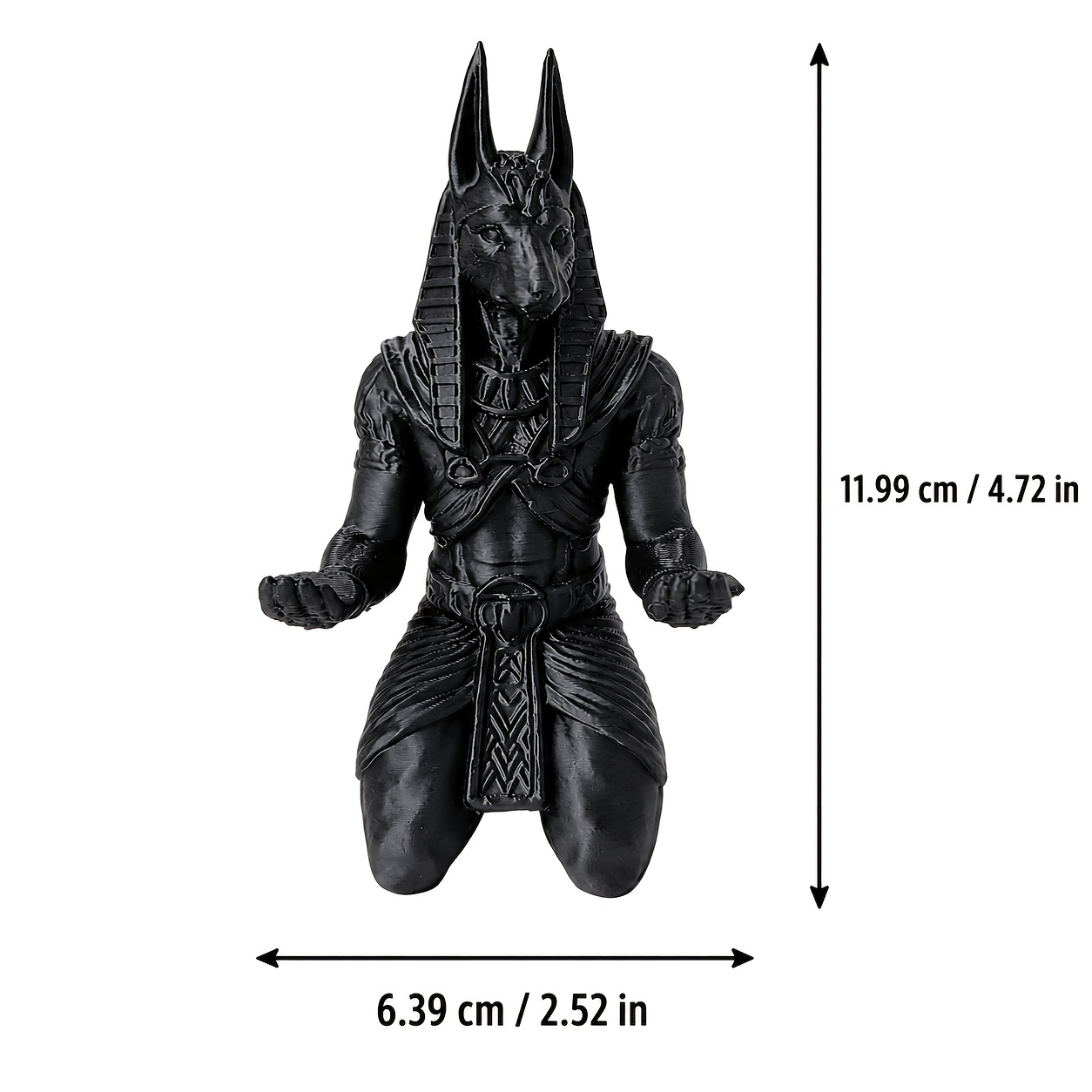 TEMU 1pc, Dark Style Kneeling Pen Holder Sculpture, Gothic Retro Texture Pen Rest, Office Desk Pen Organizer Dark Mysterious Decorative Sculpture,