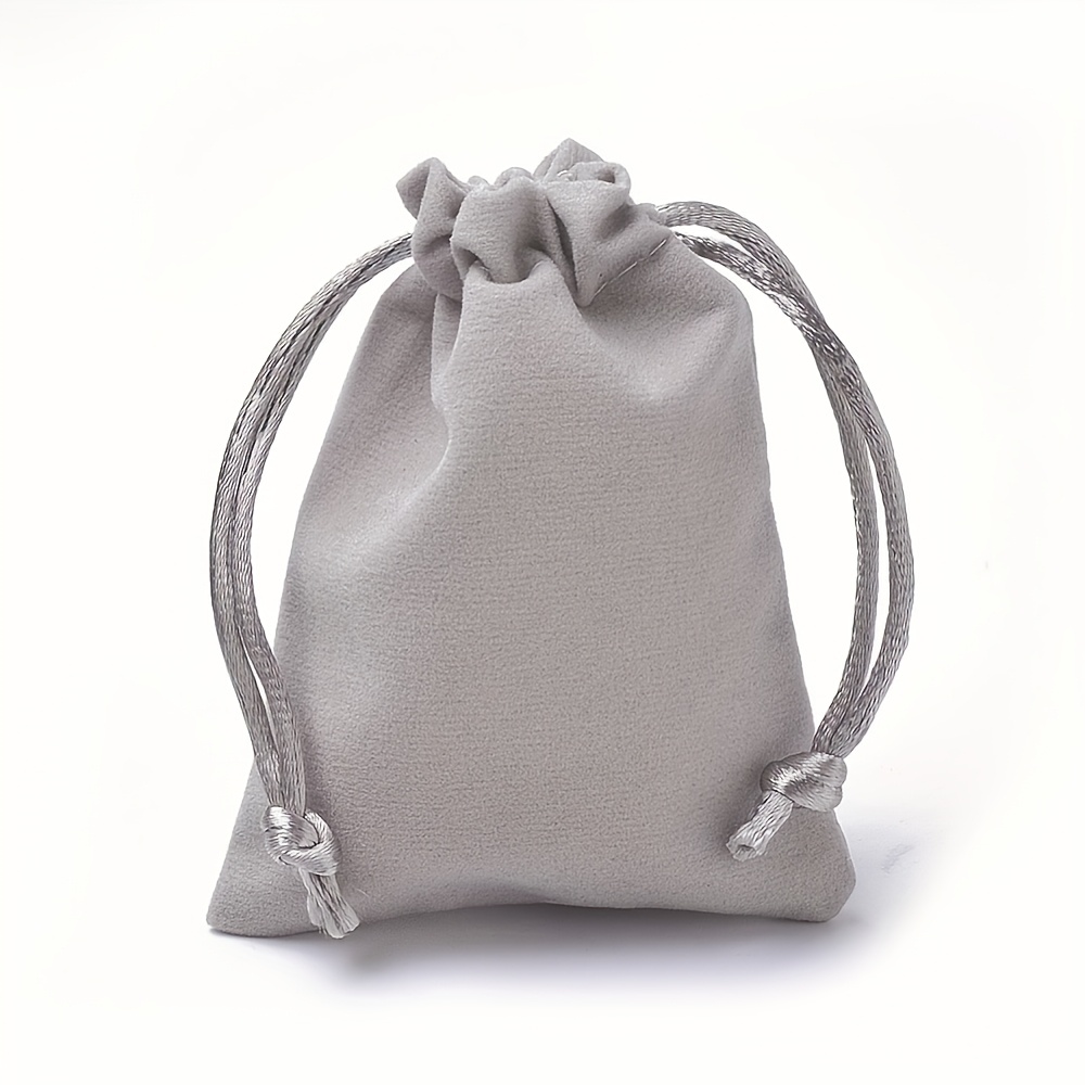 Customizable Flannel Drawstring Velvet Bag
