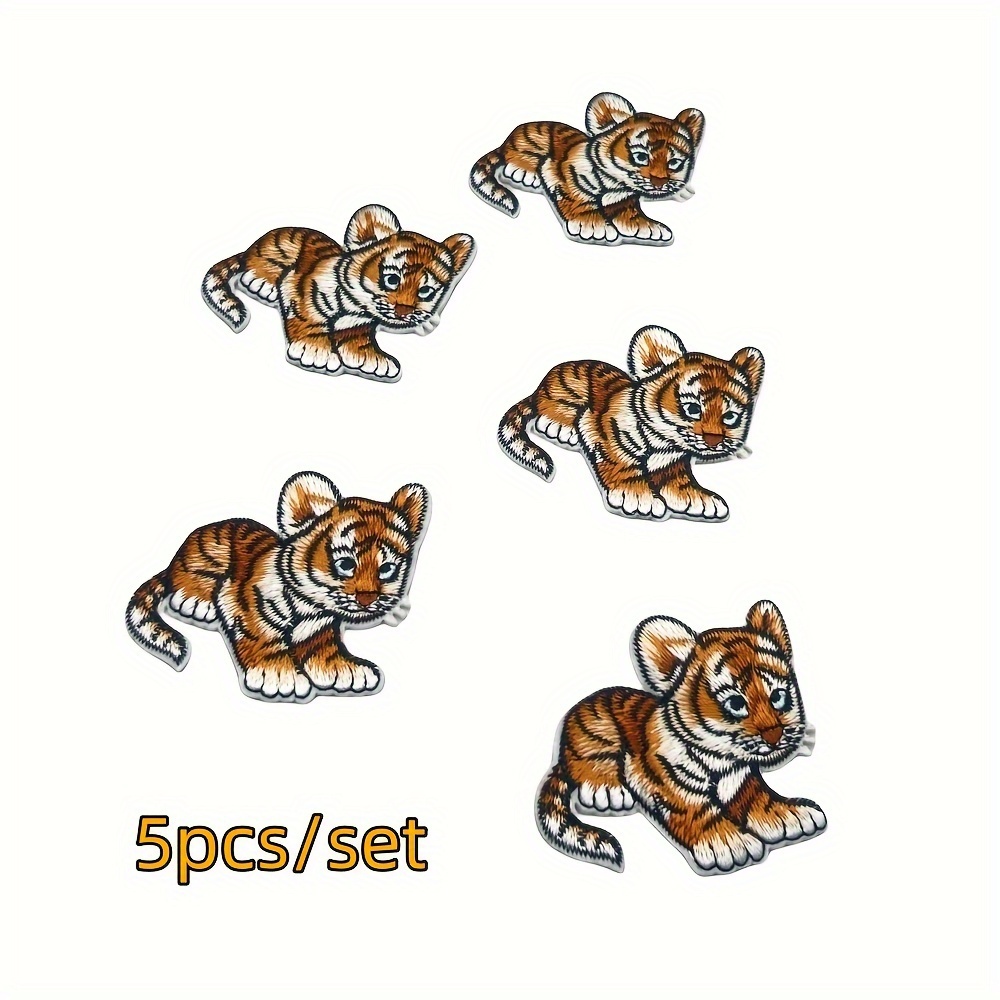 5pcs - Cute Iron-on Patches For Sewing, Stylish Dress Patches Of High Quality