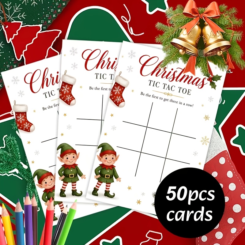 50 Christmas Interactive Game Cards