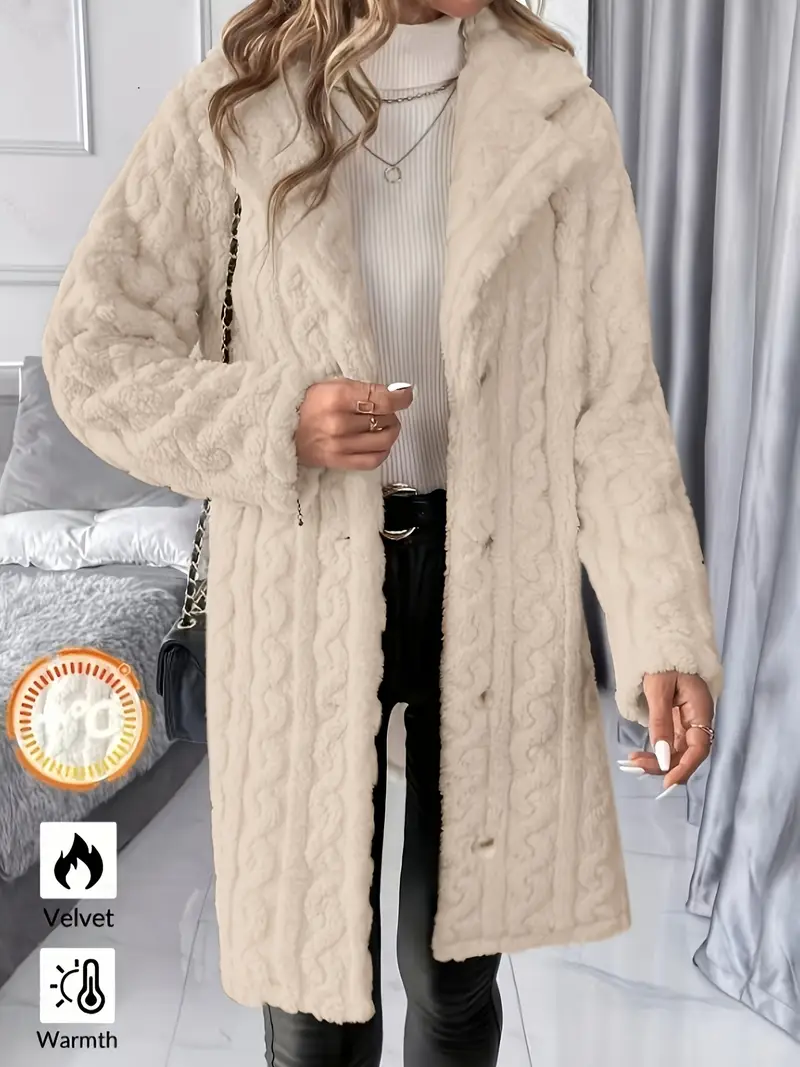 manteau en fausse fourrure pour femmes Détails du produit 8
