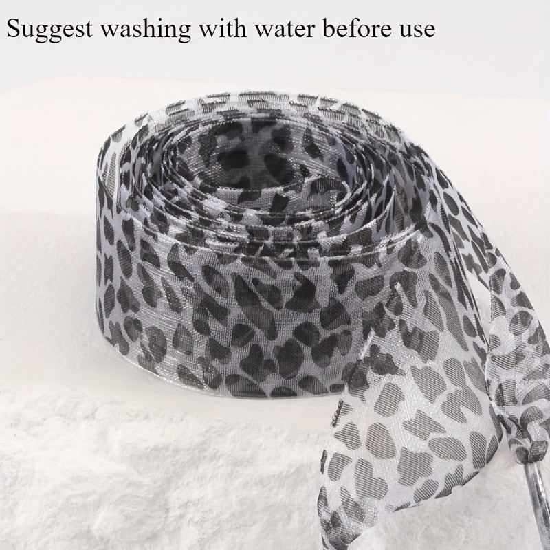 leopard print ribbon shoelaces flat wide lace laces woven Temu