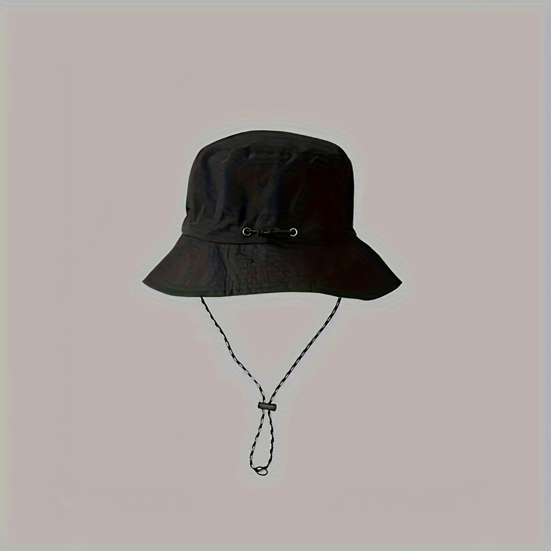 high quality uv blocking foldable fisherman hat quick dry breathable unisex outdoor sun hat with adjustable drawstring carry pouch 5 colors for hiking camping beach fishing hat beach accessories lightweight design durable construction   and campers details 4