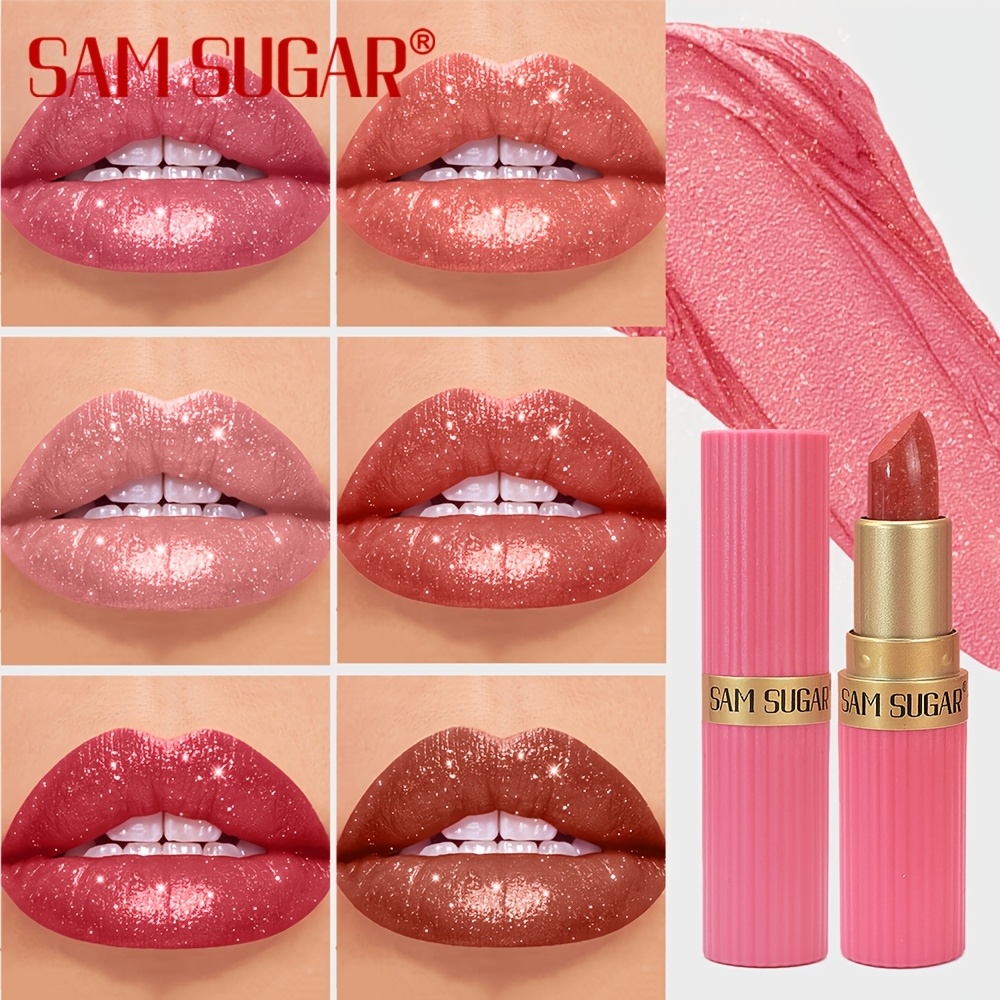 Lipstick Makeup Set, Six Pearlescent Lipsticks