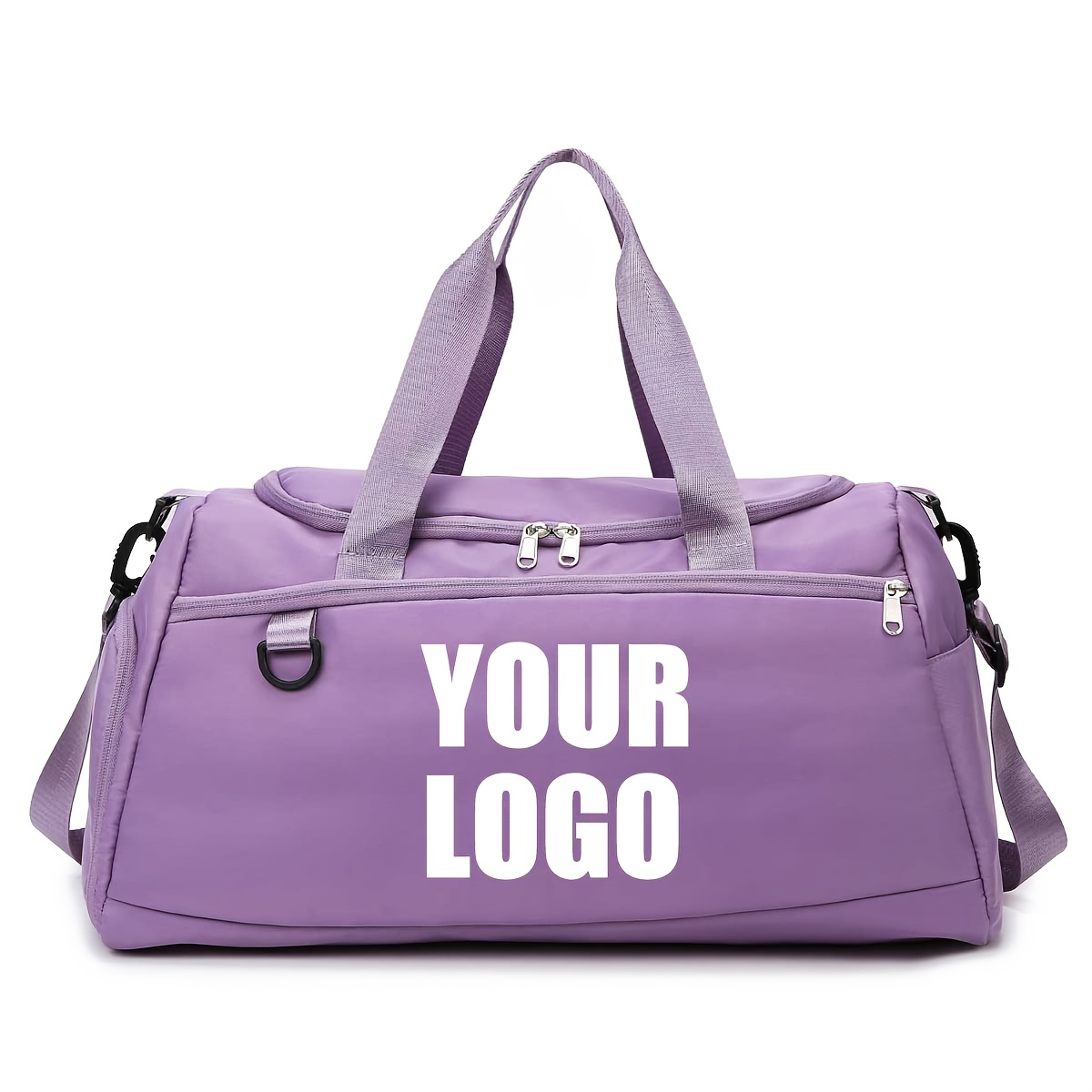 TEMU Borsa da Palestra Personalizzabile per Donne con /LOGO/FOTO, Design ad Capacit�. Scomparto per Scarpe e Separazione Asciutto/. Chiusura con
