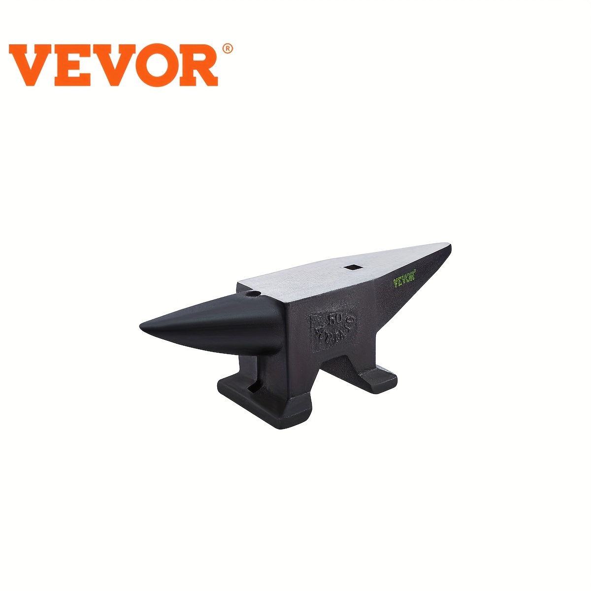 

Vevor Iron , 110 Lbs (50kg) Horn Countertop And , Hardness Round Horn Blacksmith, For Bending, Shaping