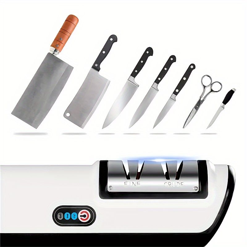 

1 Piece Fully Automatic Electric Knife Sharpener Fast And Efficient Kitchen Gadget