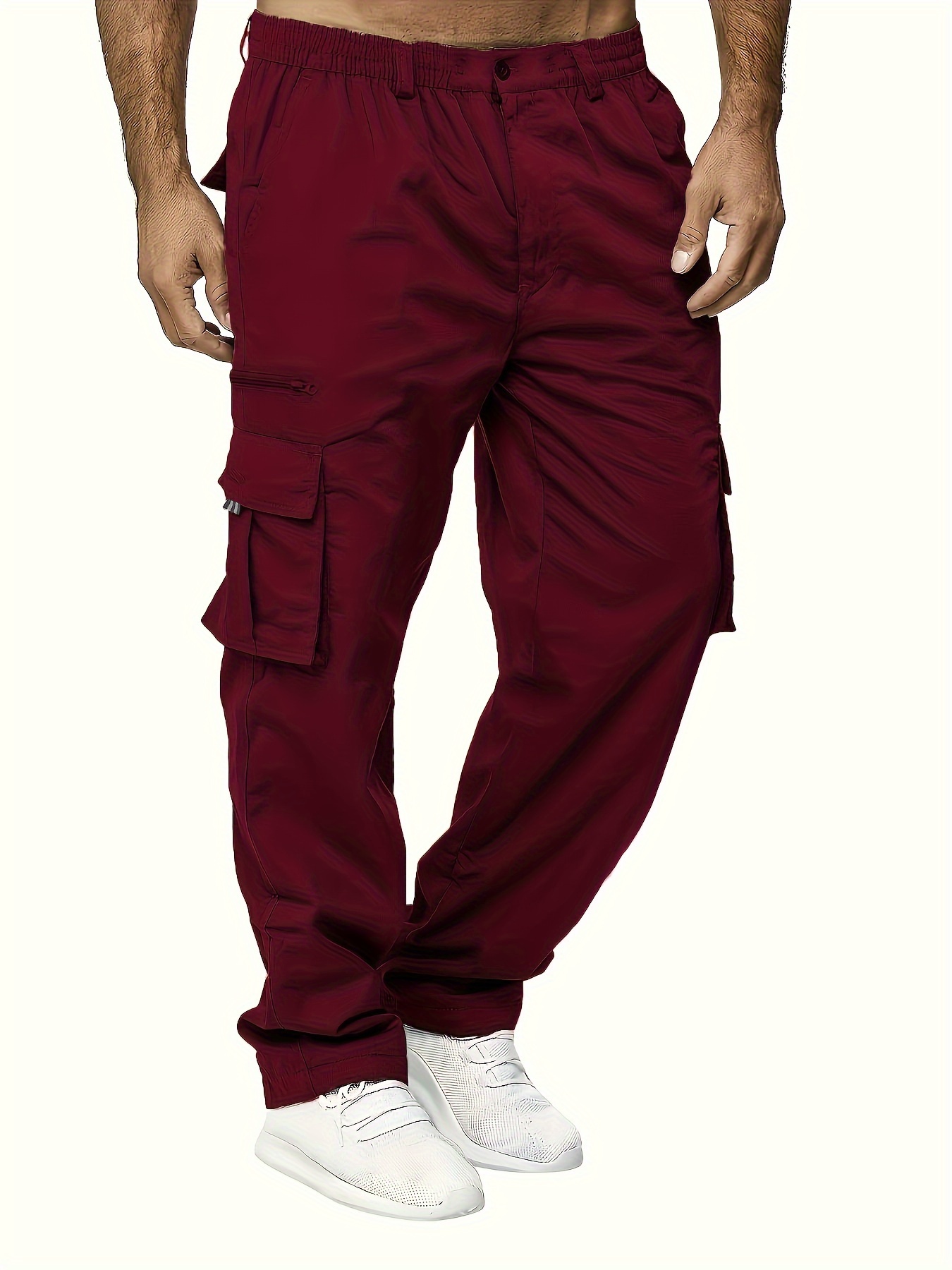 Streetstyle Burgundy Baggy fit Cargo Pant –