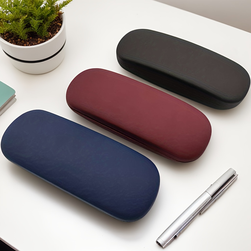 

3pcs Hard Shell Glasses Protector Cases, Protective Case For Glasses