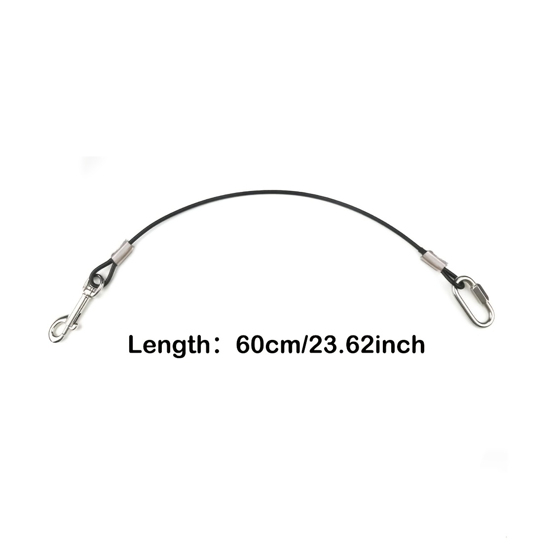 TEMU Upgraded Dog Car Seat Belt, Coated Wire Safety Restraint Leash, Chew-proof Vehicle Dog Tether, Pet Car Accessory With And Safety Latch, Multiple