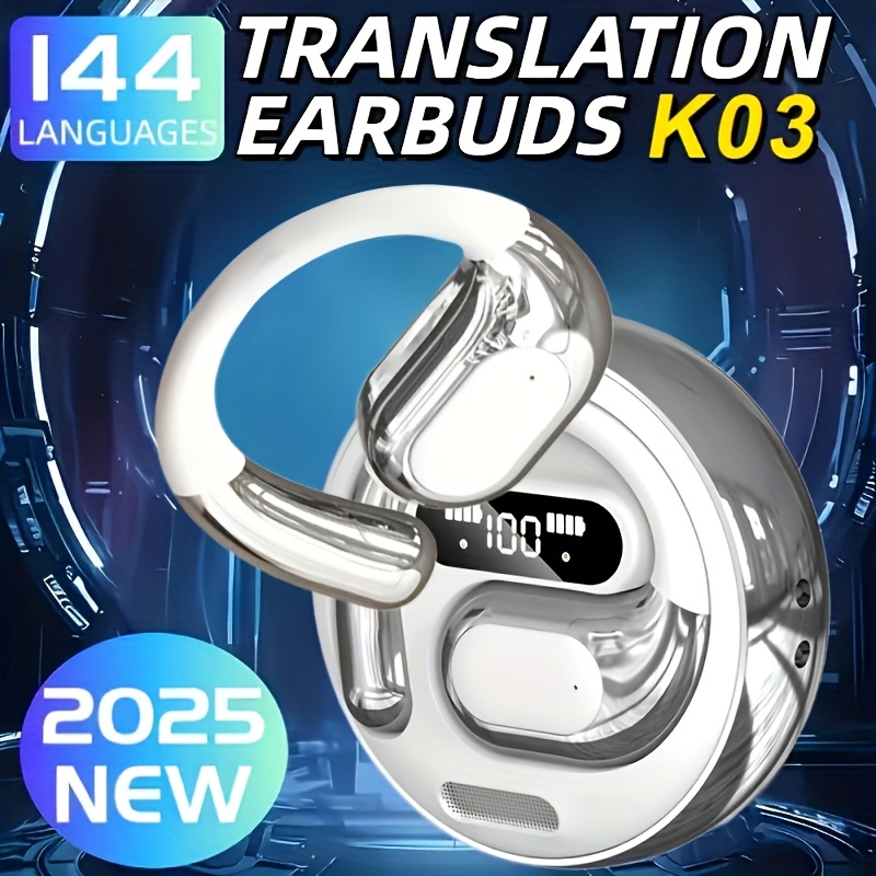 AI Real-time Translation Wireless Headphones, OWS Language Translation Earbuds, 144 Languages, 3-in-1 Translation Earbuds with iOS and Android Systems, suitable for learning, business and travel Core Technology & Function 3 AI Real-time Translation Wireless Headphones, OWS Language Translation Earbuds, 144 Languages, 3-in-1 Translation Earbuds with iOS and Android Systems, suitable for learning, business and travel Core Technology & Function - Image 3