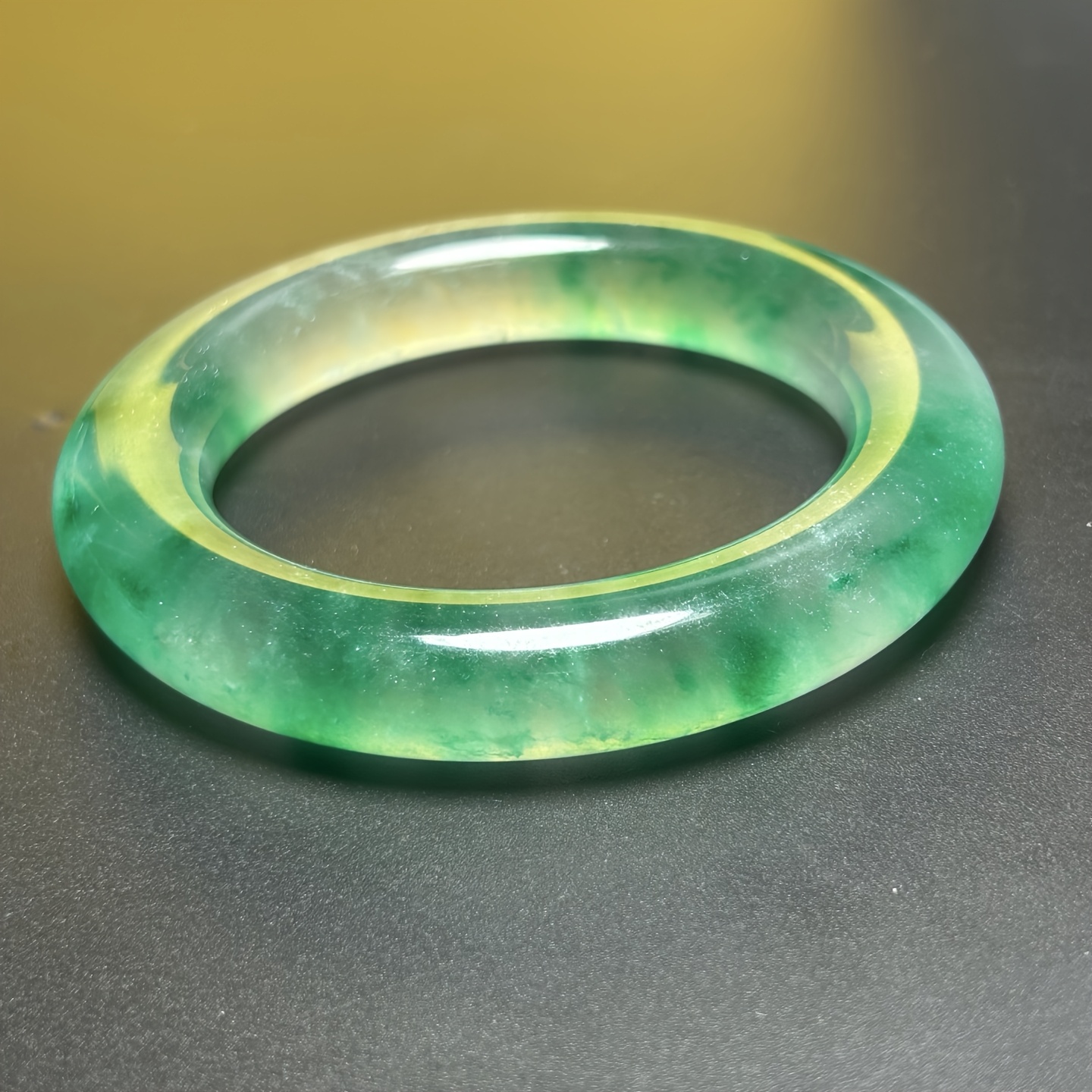 Perfect High-Ice Precision Crafted Round Bangle Bracelet, Unisex