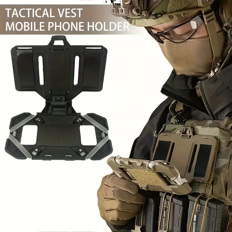 Tactical Vest Phone Holder | MOLLE Mobilhållare Vattentät & Vikbar