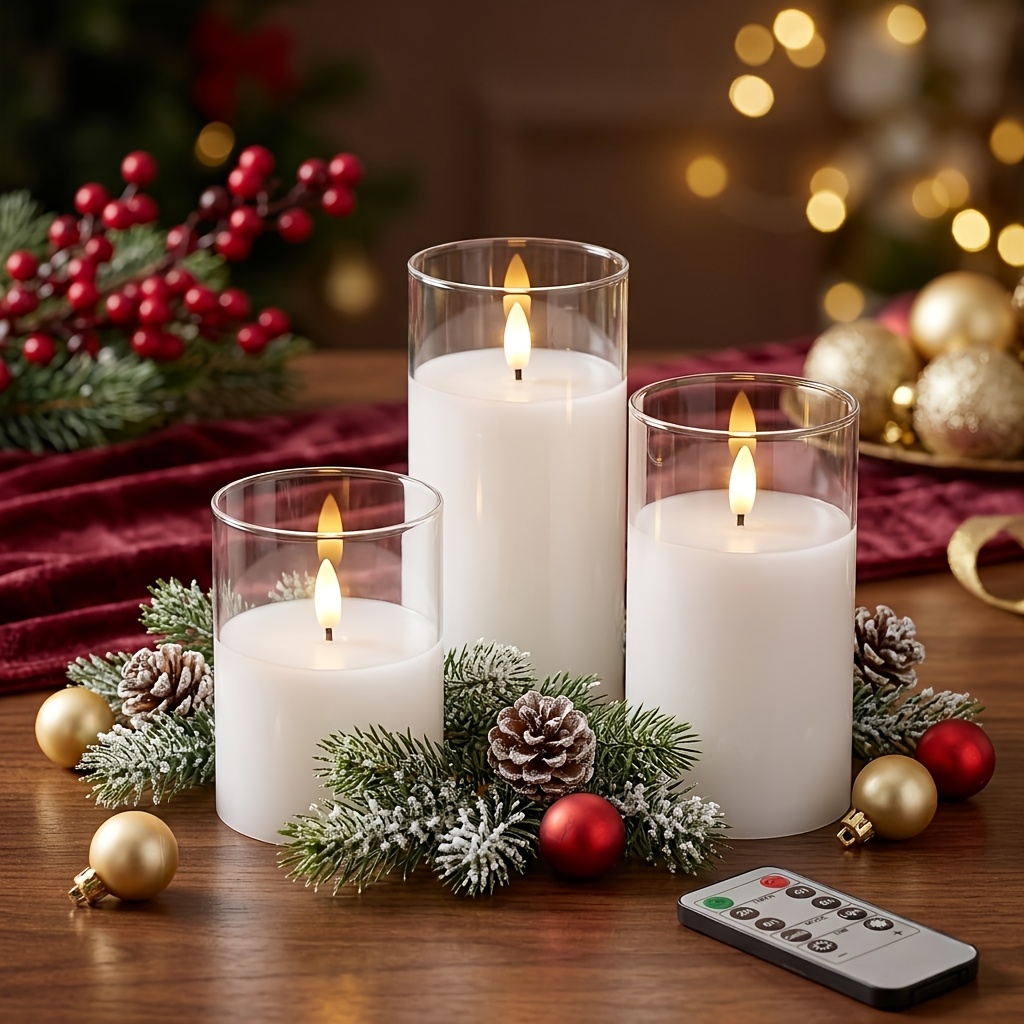 Valentine's Day Remote Control Battery-Powered Electronic Candles
