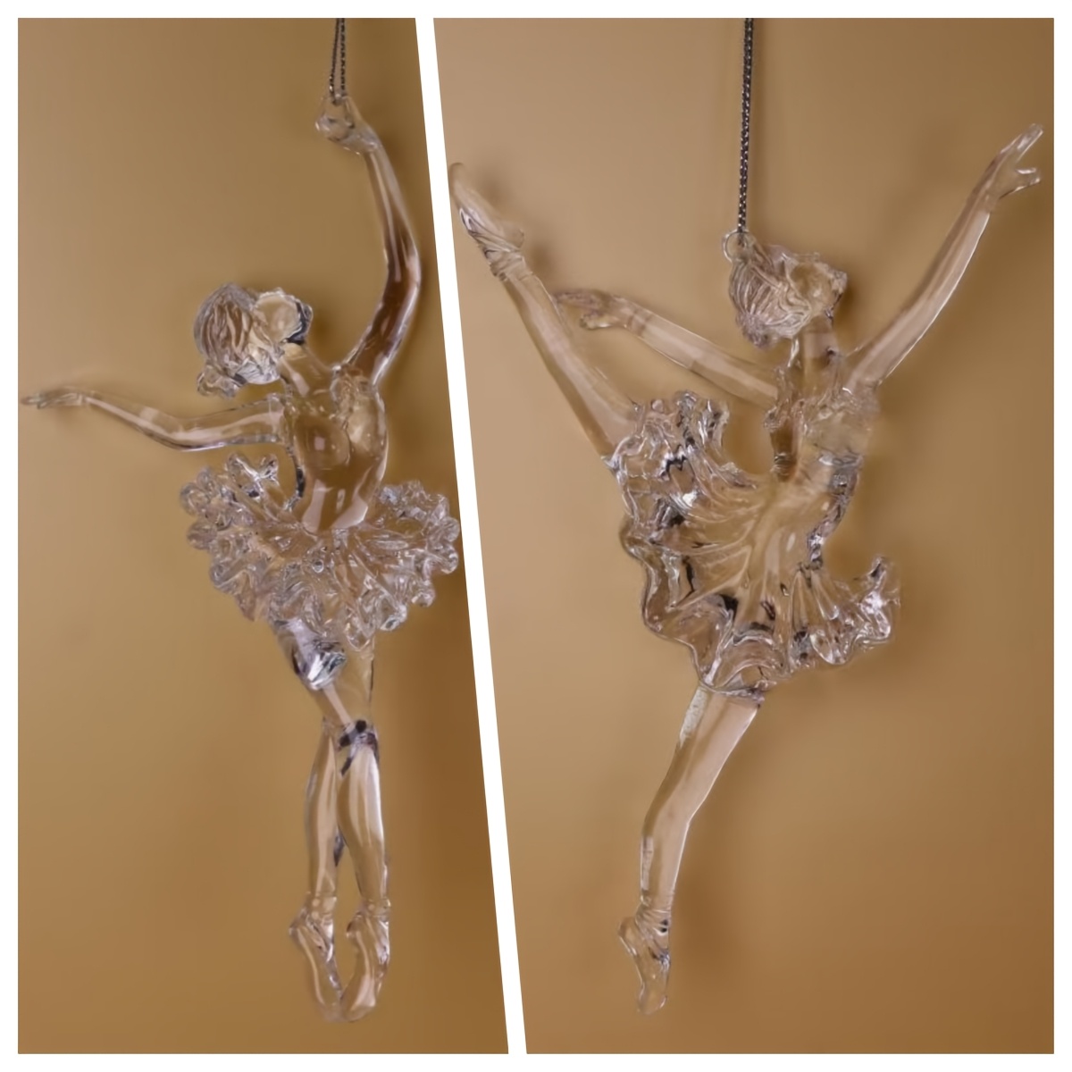 

2pcs Plastic Ballet Dancer Hanging Ornaments, Elegant Decoration Pendants, No Feathers, Electricity-free For Home And Holiday Decor, Ideal Gift For Dance Enthusiasts