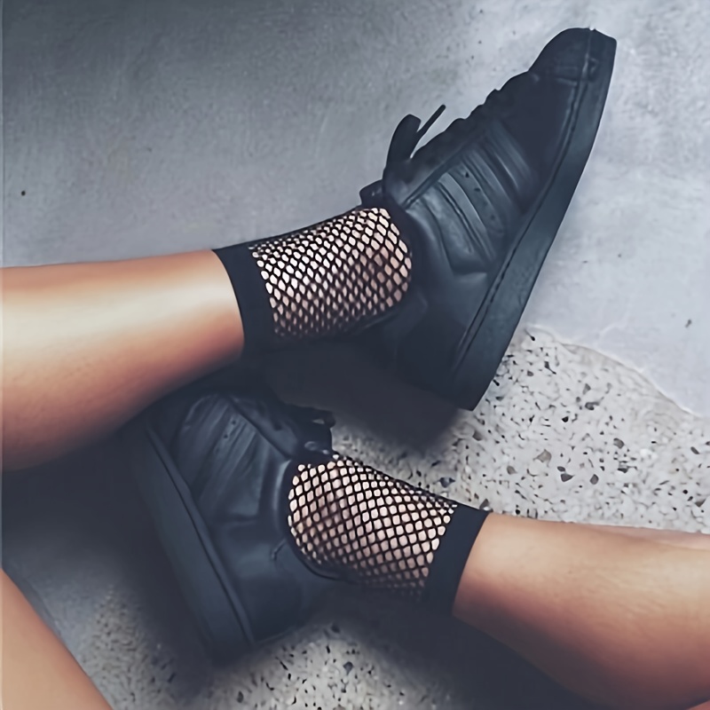 1 Pair Breathable Lightweight Fishnet Socks