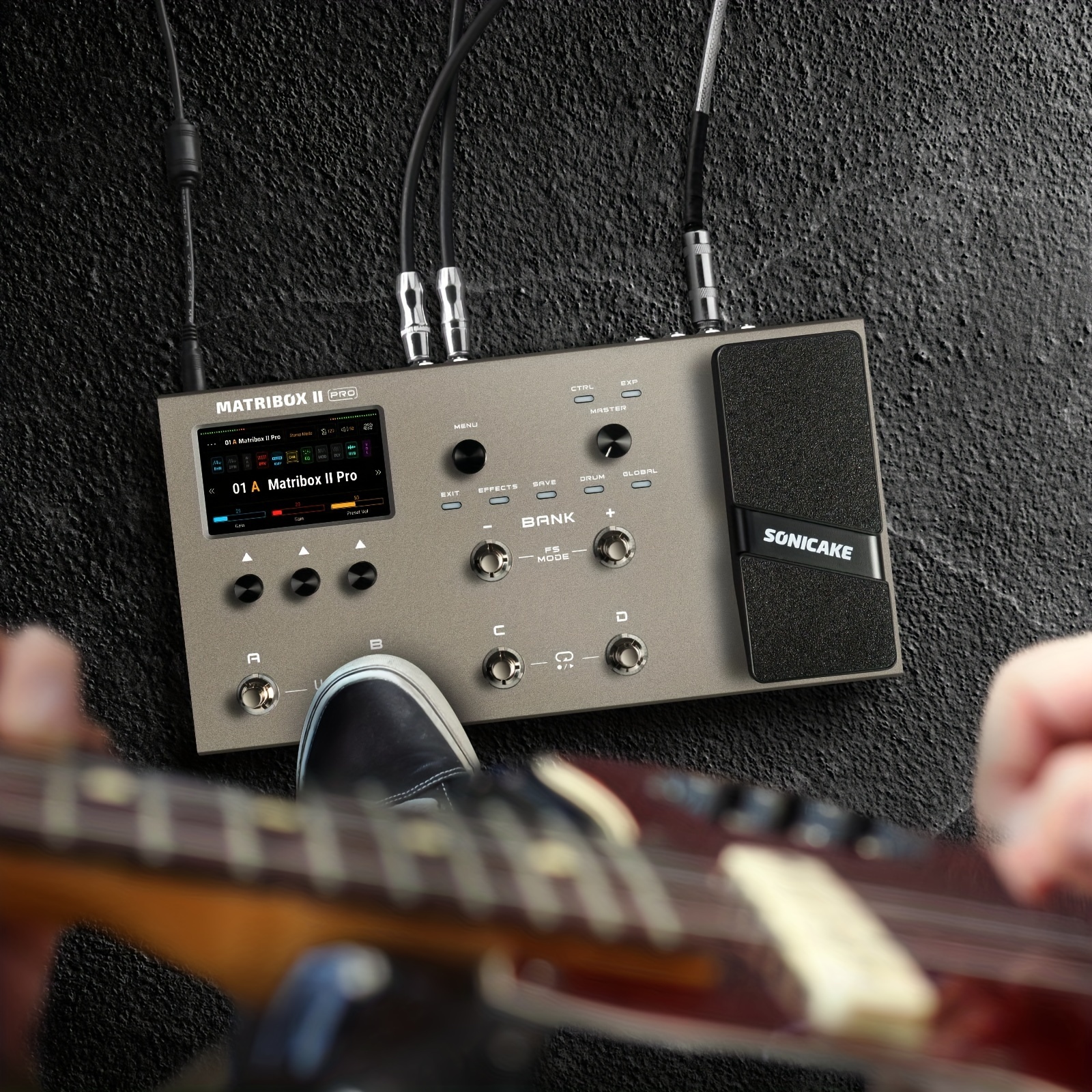 SONICAKE Matribox II Pro Guitar & Bass Amp Modeling Multi-Effects... product image 4