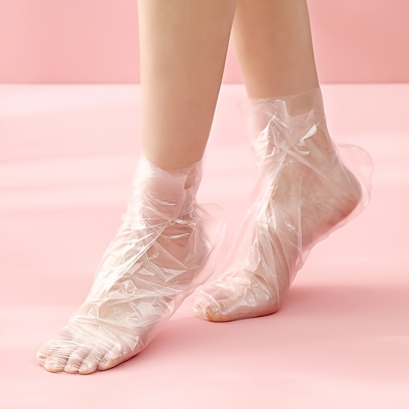 Wabjtam Feet Covers Disposable Moisturizer Socks - 100 Pcs Foot Moi