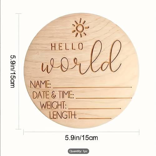 adorable wooden milestone cards 5 91 monthly photo props for s first year decor gift photography props