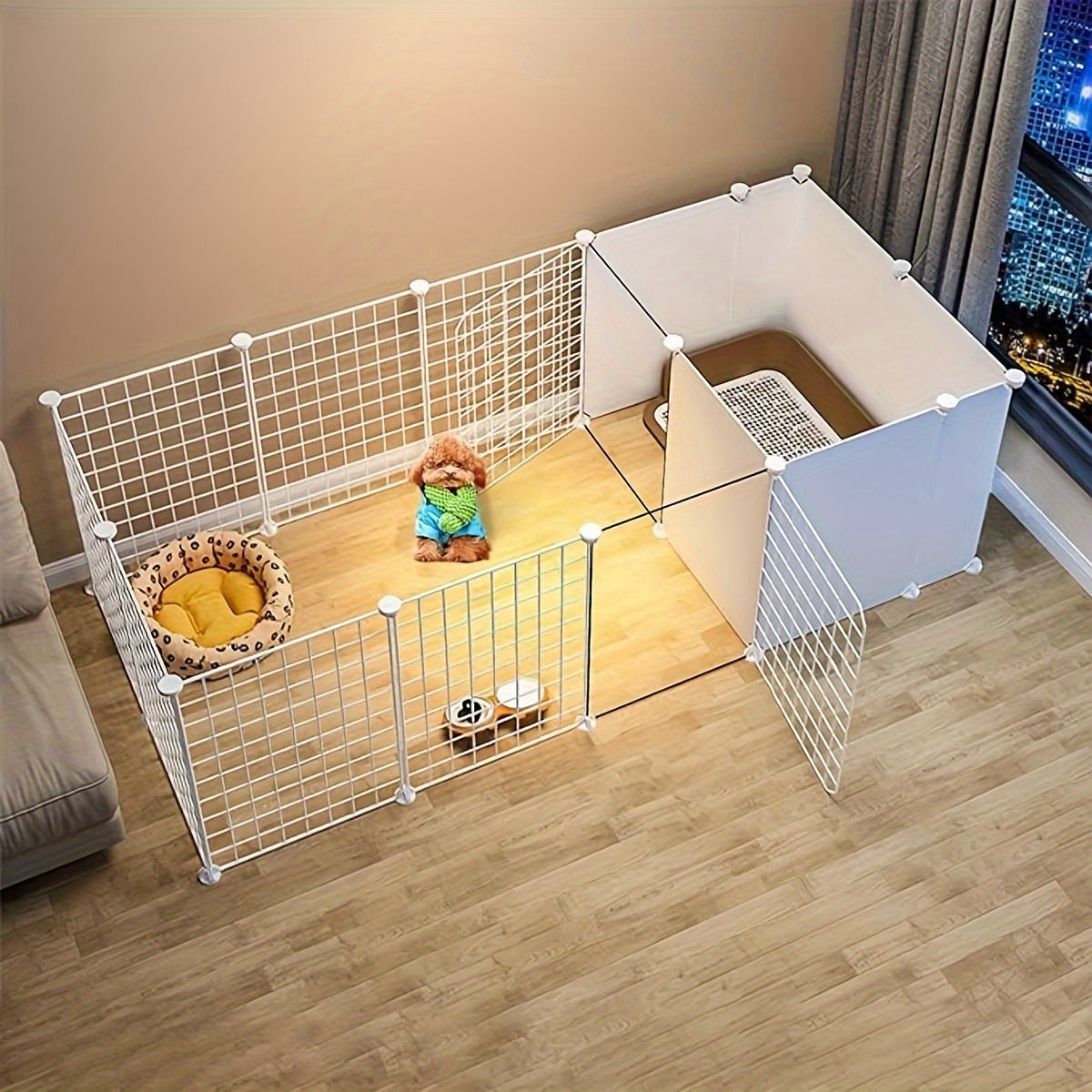     dog fence kit secure and flexible pet enclosure for small pets