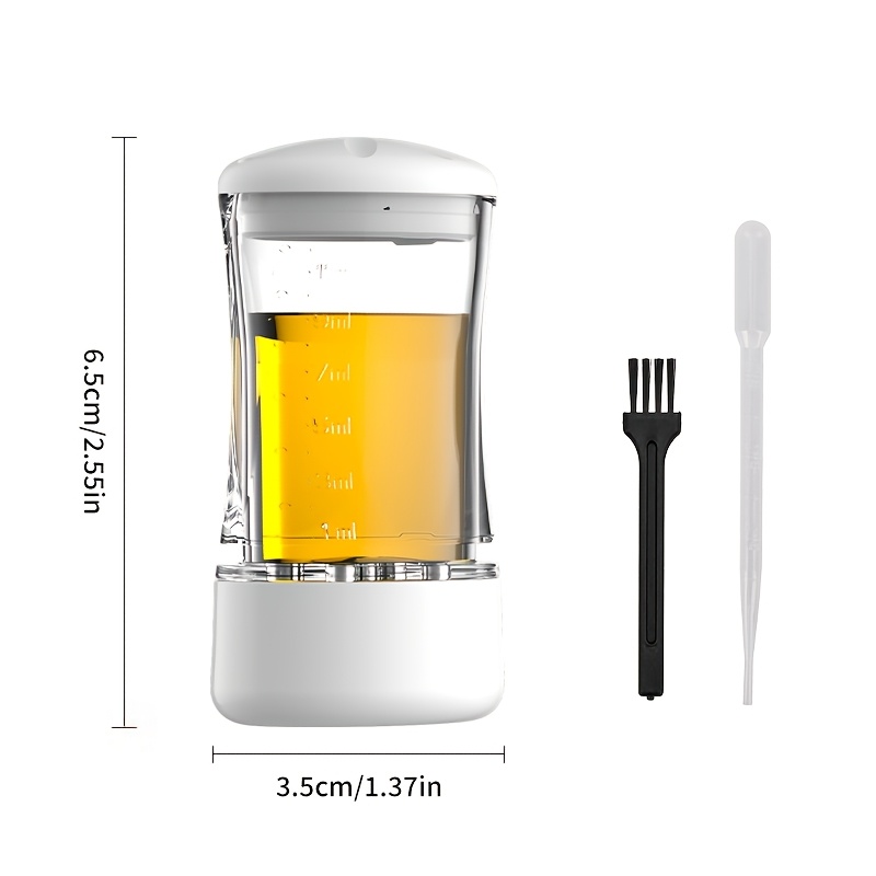 TEMU Applicatore ergonomico per cuoio capelluto, dispenser di liquido a rullo da 11 ml di grande capacit�